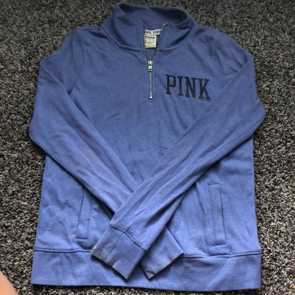 PINK Victoria's Secret Sweaters - VS Pink | Quarter Zip
